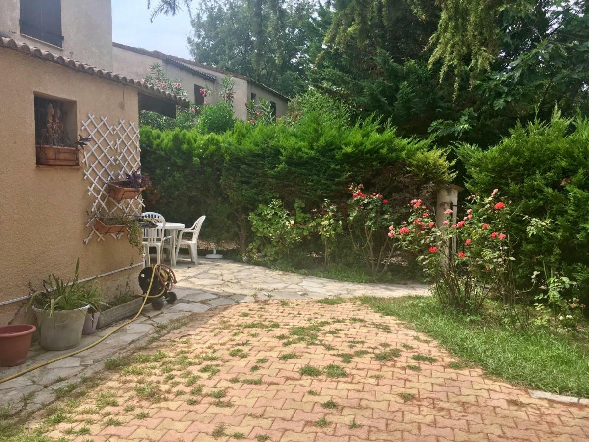 Le Cannet 10Mn Cannes Chambre Independante Etage D'Une Maison Avec Piscine Exterior foto